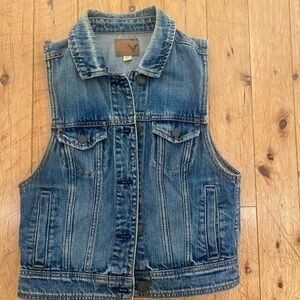American Eagle Denim Vest